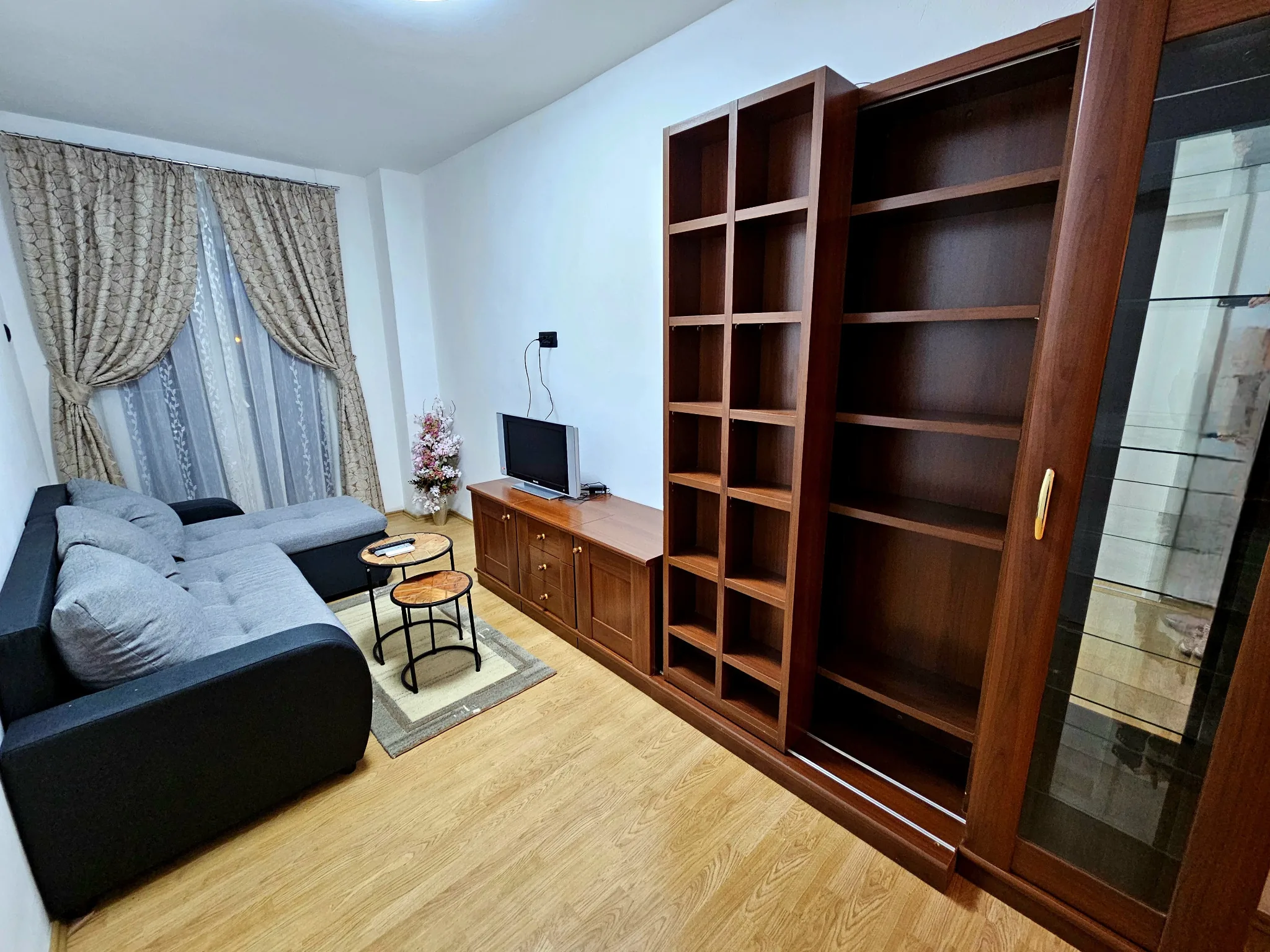 Lavender apartment living room